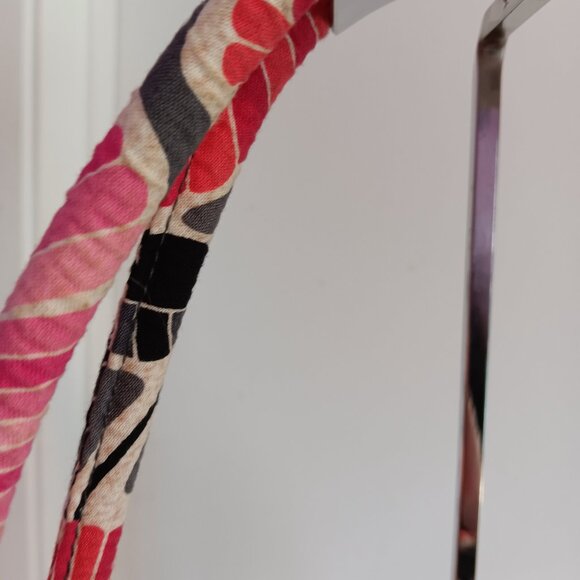 VERA BRADLEY BOWLER BAG CHERRY BLOSSOM PATTERN - Picture 3 of 7